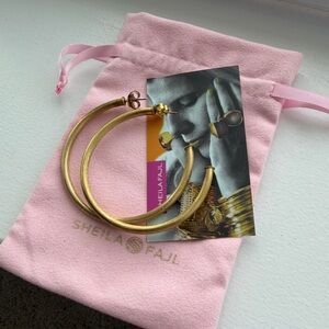 Sheila Fajl Gold Hoop Earrings